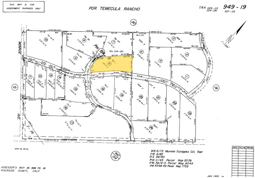 40785 Vista Murrieta Rd, Murrieta, CA à vendre - Plan cadastral - Image 2 de 21