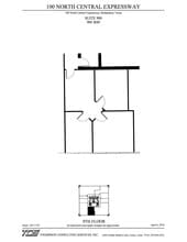 100 N Central Expy, Richardson, TX for lease Floor Plan- Image 1 of 1