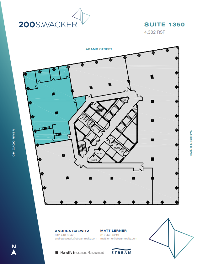 200 S Wacker Dr, Chicago, IL for lease Floor Plan- Image 1 of 1