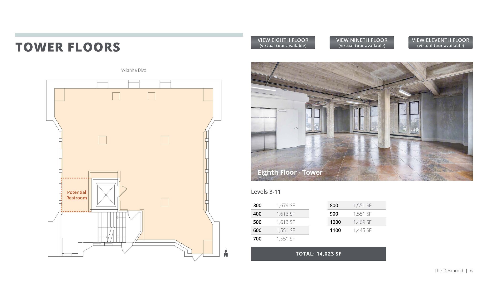 5500-5528 Wilshire Blvd, Los Angeles, CA à louer Plan d’étage- Image 1 de 1