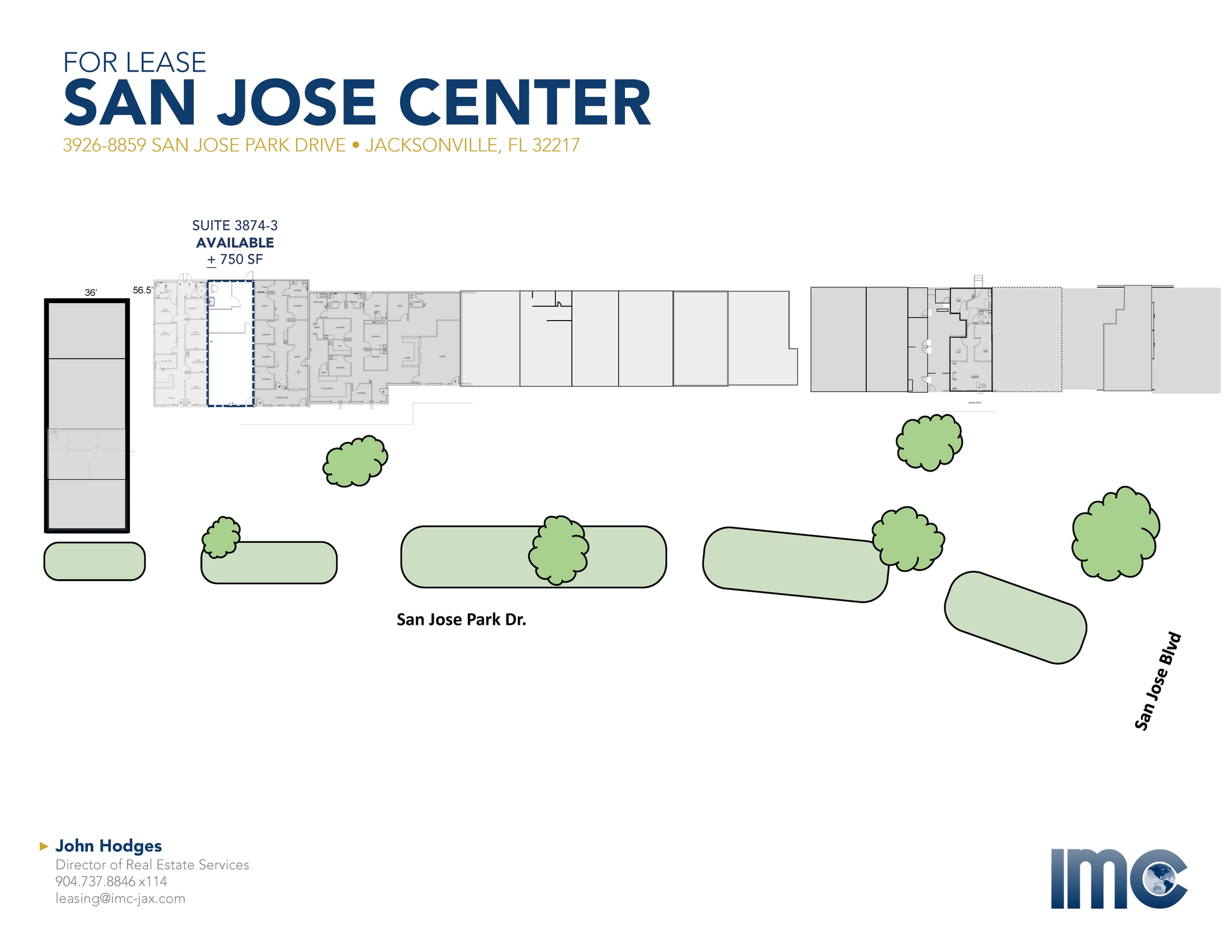 3926-3932 San Jose Park Dr, Jacksonville, FL for lease Site Plan- Image 1 of 3