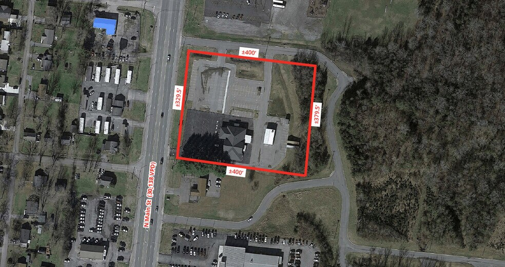 2022 N Main St, Shelbyville, TN à vendre - Aérien - Image 2 de 2