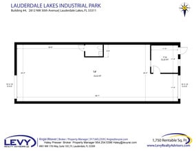 2696 NW 31st Ave, Lauderdale Lakes, FL for lease Floor Plan- Image 2 of 2