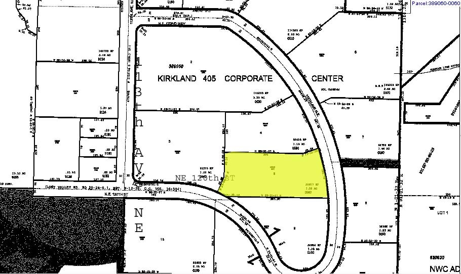 12015 115th Ave NE, Kirkland, WA for lease - Plat Map - Image 2 of 4