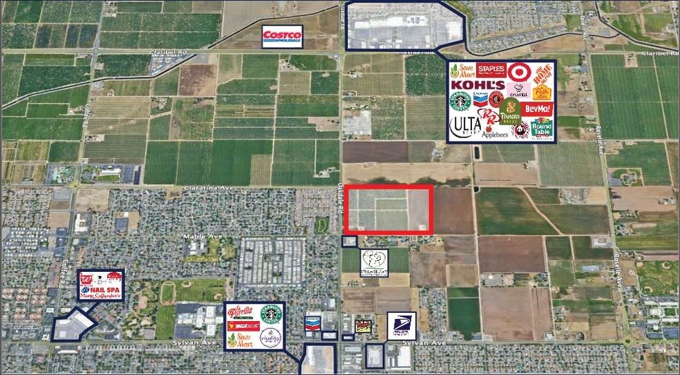 Claratina Avenue & Oakdale Road, Modesto, CA à vendre - Photo du bâtiment - Image 2 de 4