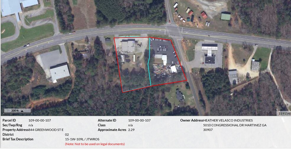 844 Highway 72, Abbeville, SC à vendre - Photo du bâtiment - Image 2 de 4