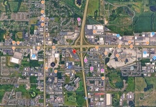 8239 Georgia St, Merrillville, IN - Aerial map view