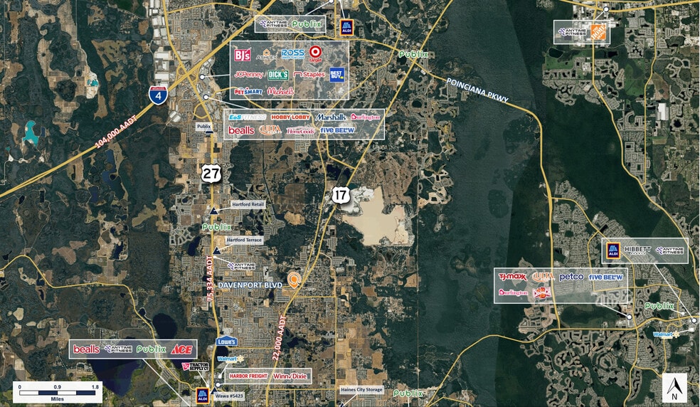 345 Davenport Blvd, Davenport, FL à louer - Aérien - Image 2 de 2