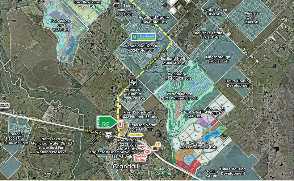 1469 FM 741, Crandall, TX à louer - Photo du bâtiment - Image 3 de 4