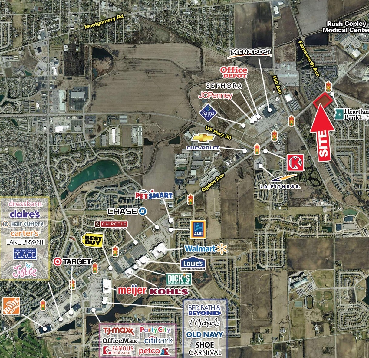 1521-1553 Ogden Ave, Aurora, IL for lease Primary Photo- Image 1 of 3