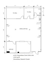 6185 Cornerstone Ct E, San Diego, CA à louer Plan d  tage- Image 1 de 1