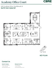 600-650 Academy Dr, Northbrook, IL à louer Plan d’étage- Image 1 de 1