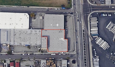 4121 S Alameda St, Los Angeles, CA - AERIAL map view