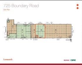 725 Boundary Rd, Cornwall, ON for lease Site Plan- Image 1 of 1