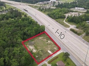 IH 10 and Sierra Rd, Vidor, TX - Aérien Vue de la carte - Image1