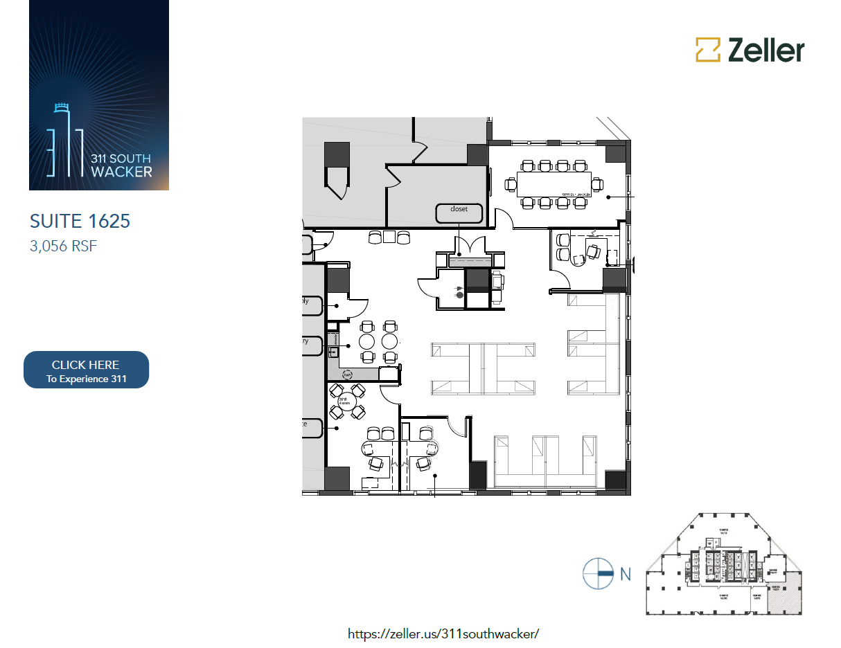 311 S Wacker Dr, Chicago, IL for lease Floor Plan- Image 1 of 1