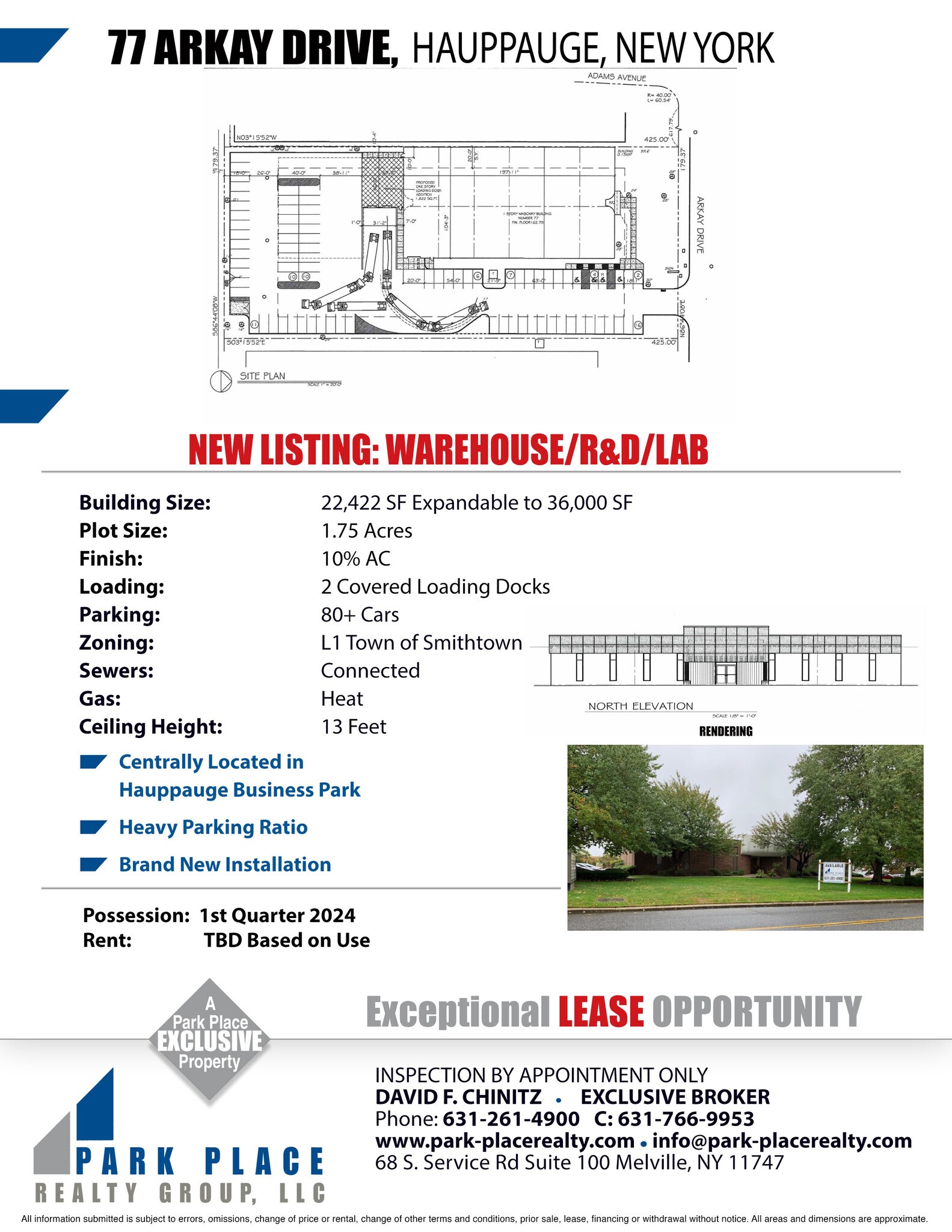 77 Arkay Dr, Hauppauge, NY for lease Building Photo- Image 1 of 4
