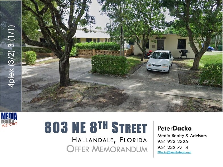 803 NE 8th St, Hallandale Beach, FL for sale - Building Photo - Image 1 of 24