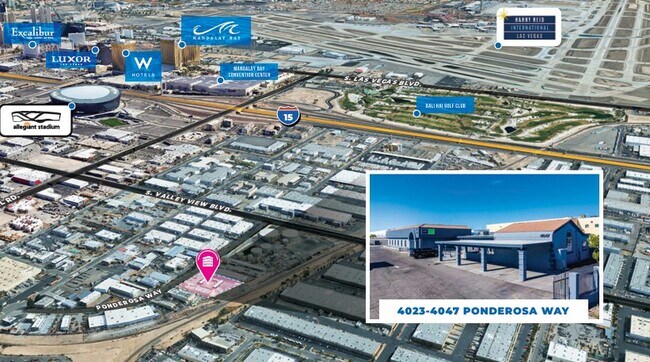 Plus de détails pour 4023 Ponderosa Way, Las Vegas, NV - Industriel à vendre