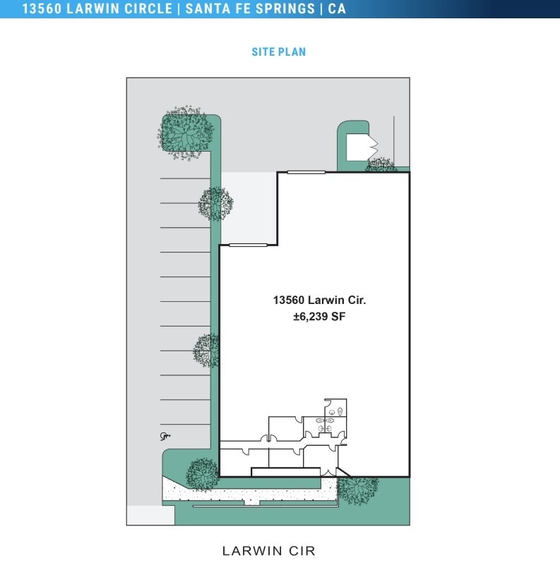 13560 Larwin Cir, Santa Fe Springs, CA à louer Plan d’étage- Image 1 de 1