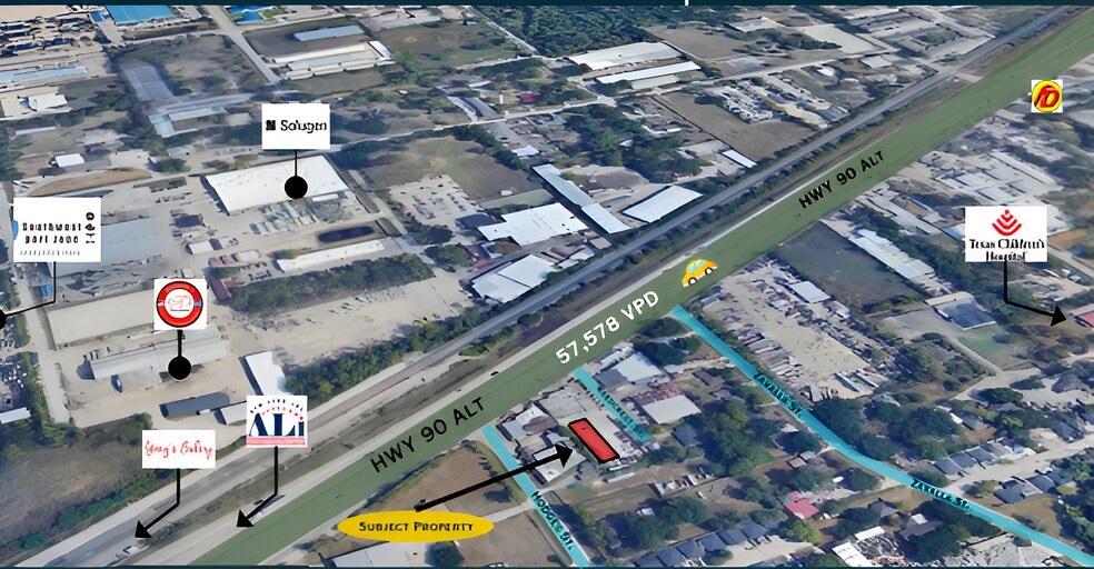 14435 Main St, Houston, TX à louer - Photo du bâtiment - Image 3 de 6