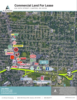 More details for 630 30th St NW, Canton, OH - Land for Lease