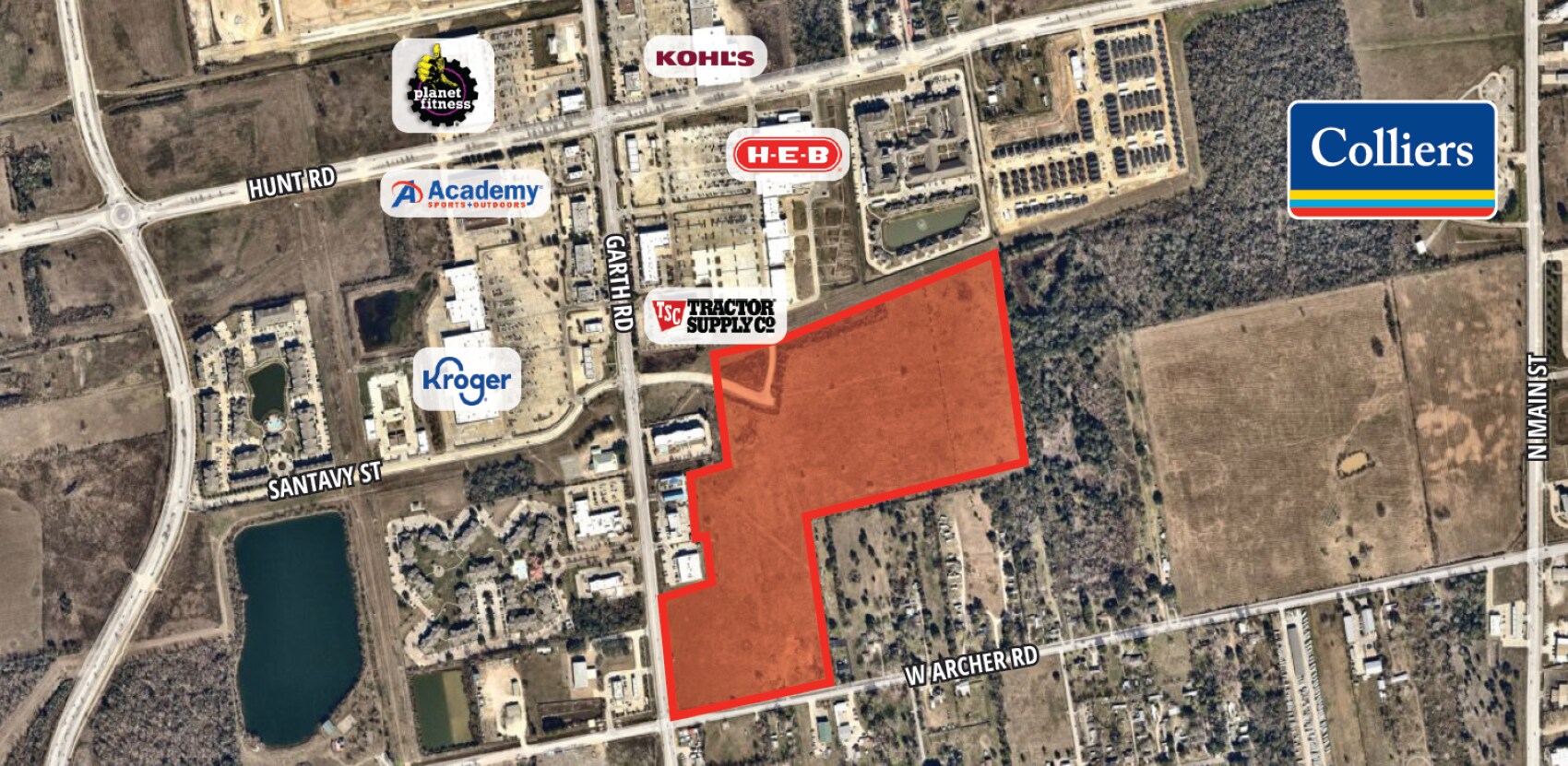 Garth Rd & W Archer Rd, Baytown, TX à vendre Photo principale- Image 1 de 3