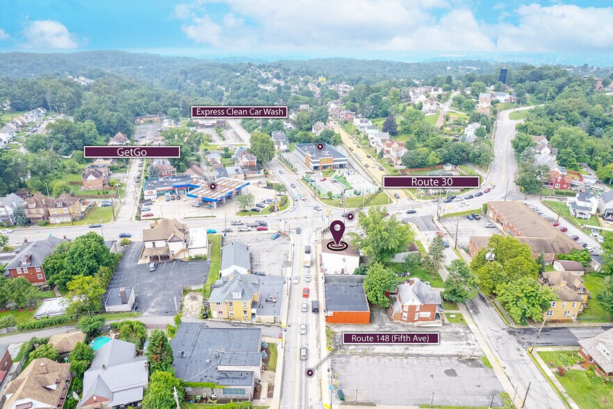 1154 5th Ave, East McKeesport, PA à vendre - Aérien - Image 2 de 37