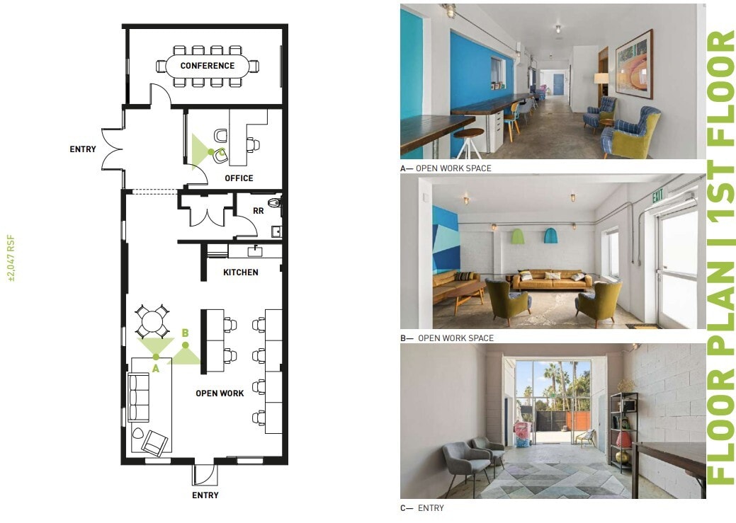 5927 Blackwelder St, Culver City, CA à louer Plan d’étage- Image 1 de 1