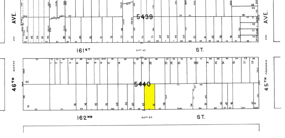 45-42 162nd St, Flushing, NY à louer - Plan cadastral - Image 3 de 6