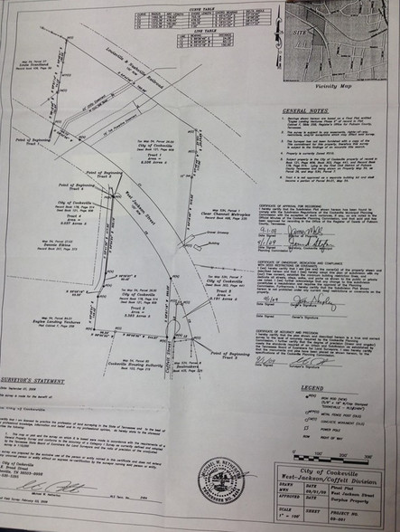 W Jackson St, Cookeville, TN à vendre - Plan cadastral - Image 2 de 2