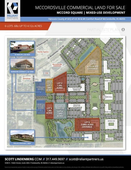 US 36 & Mt. Comfort Road, McCordsville, IN for sale - Building Photo - Image 3 of 7