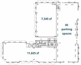 100 S Main St, Mansfield, TX à louer Plan d’étage- Image 1 de 1