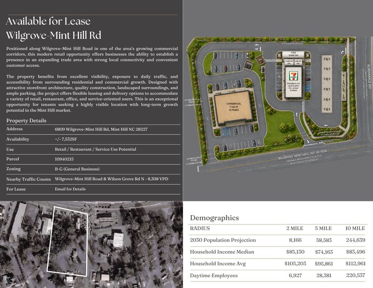 6809 Wilgrove Mint Hill Rd, Mint Hill, NC for lease - Construction Photo - Image 3 of 4