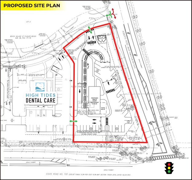 2400 State Route 100 Blvd, Flagler Beach, FL for lease - Site Plan - Image 2 of 2