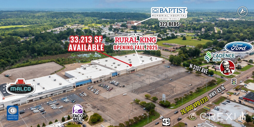 2308-2310 Highway 45 N, Columbus, MS for lease - Building Photo - Image 2 of 5