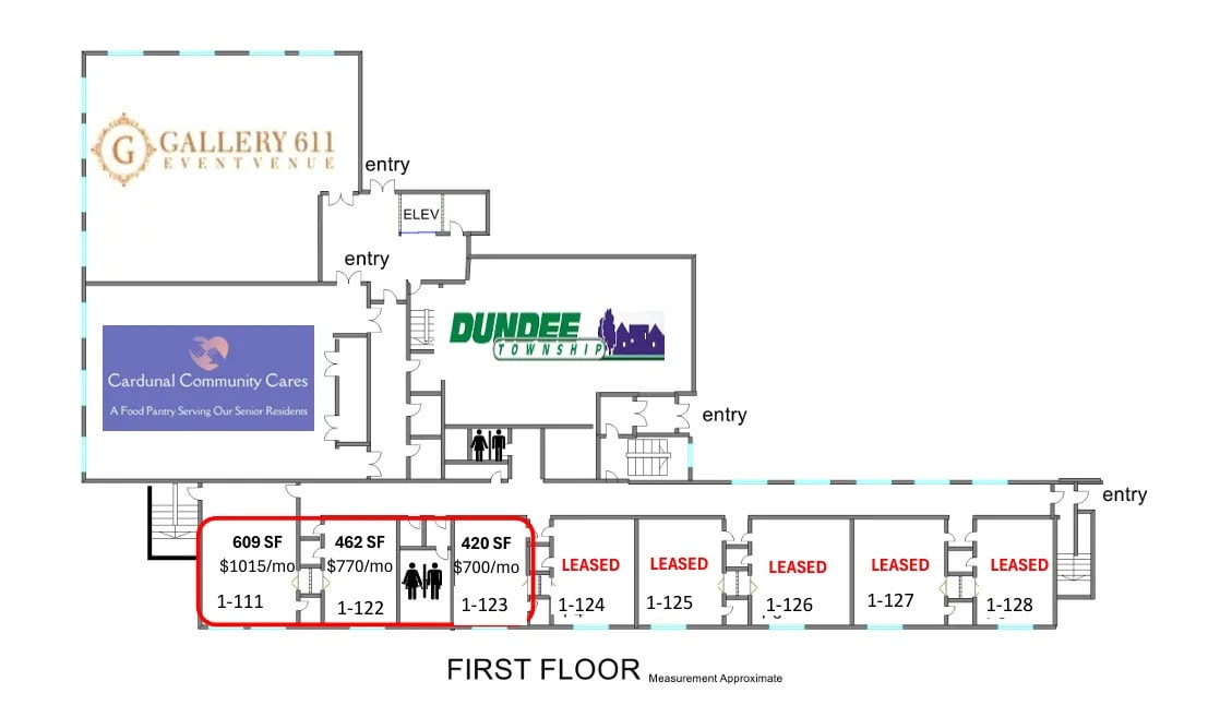 611 E Main St, East Dundee, IL for lease Floor Plan- Image 1 of 1