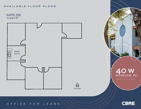 40 W Baseline Rd, Tempe, AZ à louer Plan d’étage- Image 1 de 6