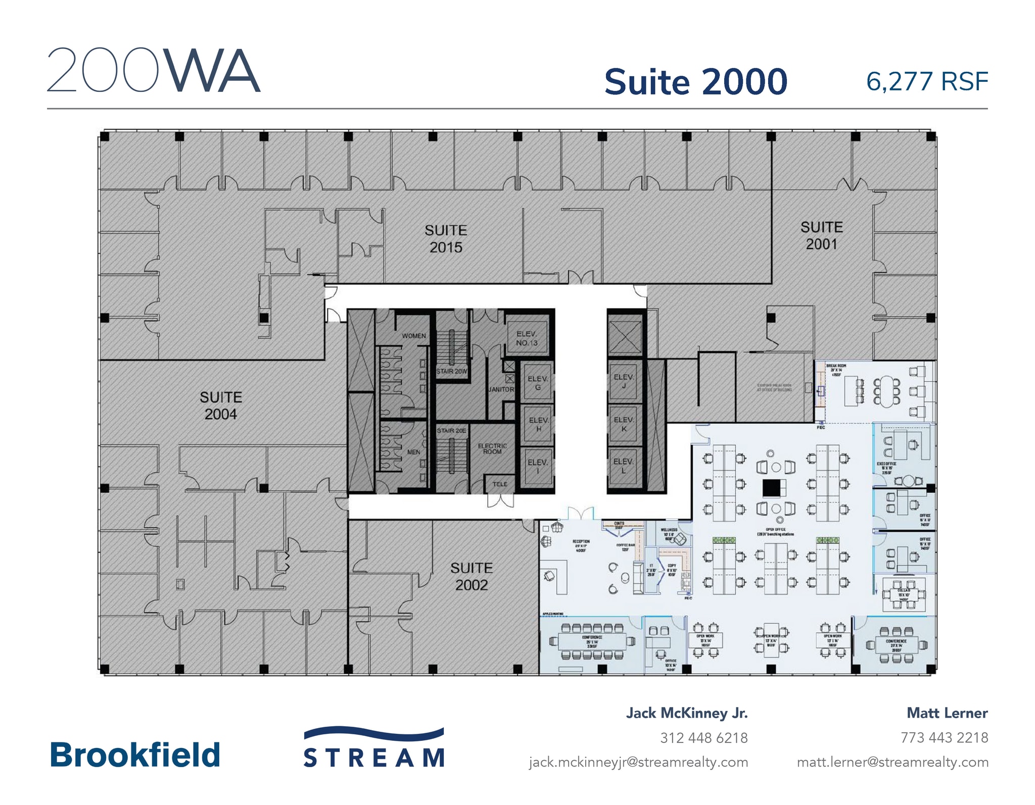 200 W Adams St, Chicago, IL à louer Plan d’étage- Image 1 de 1