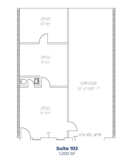 5773-5776 Arrowhead Drive, Virginia Beach, VA for lease Floor Plan- Image 1 of 1