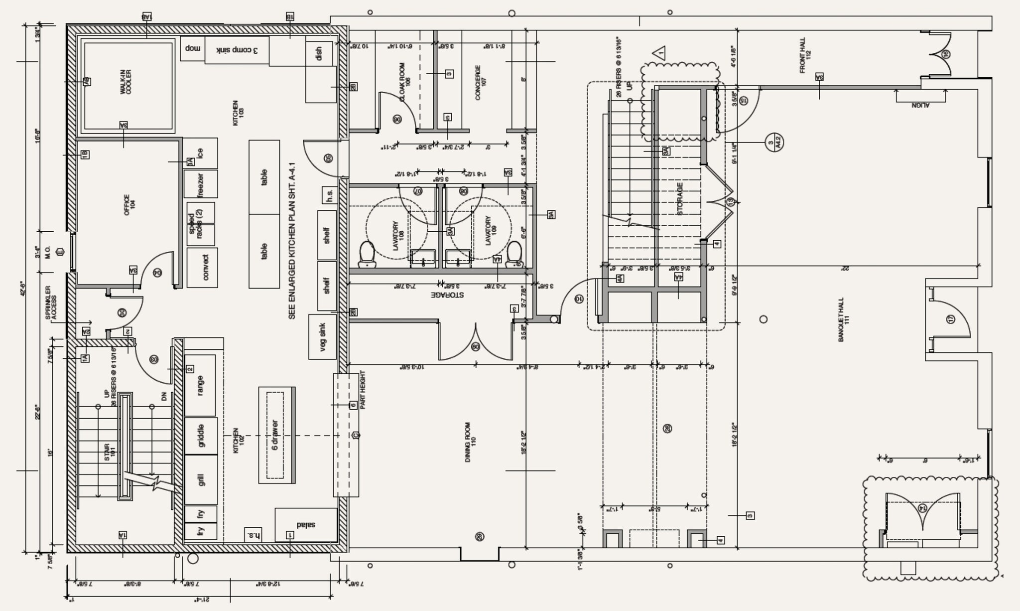 206 W Market St, Charlottesville, VA à vendre Plan d’étage- Image 1 de 2