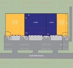 1002 S 56th Ave, Phoenix, AZ à louer Plan de site- Image 2 de 2