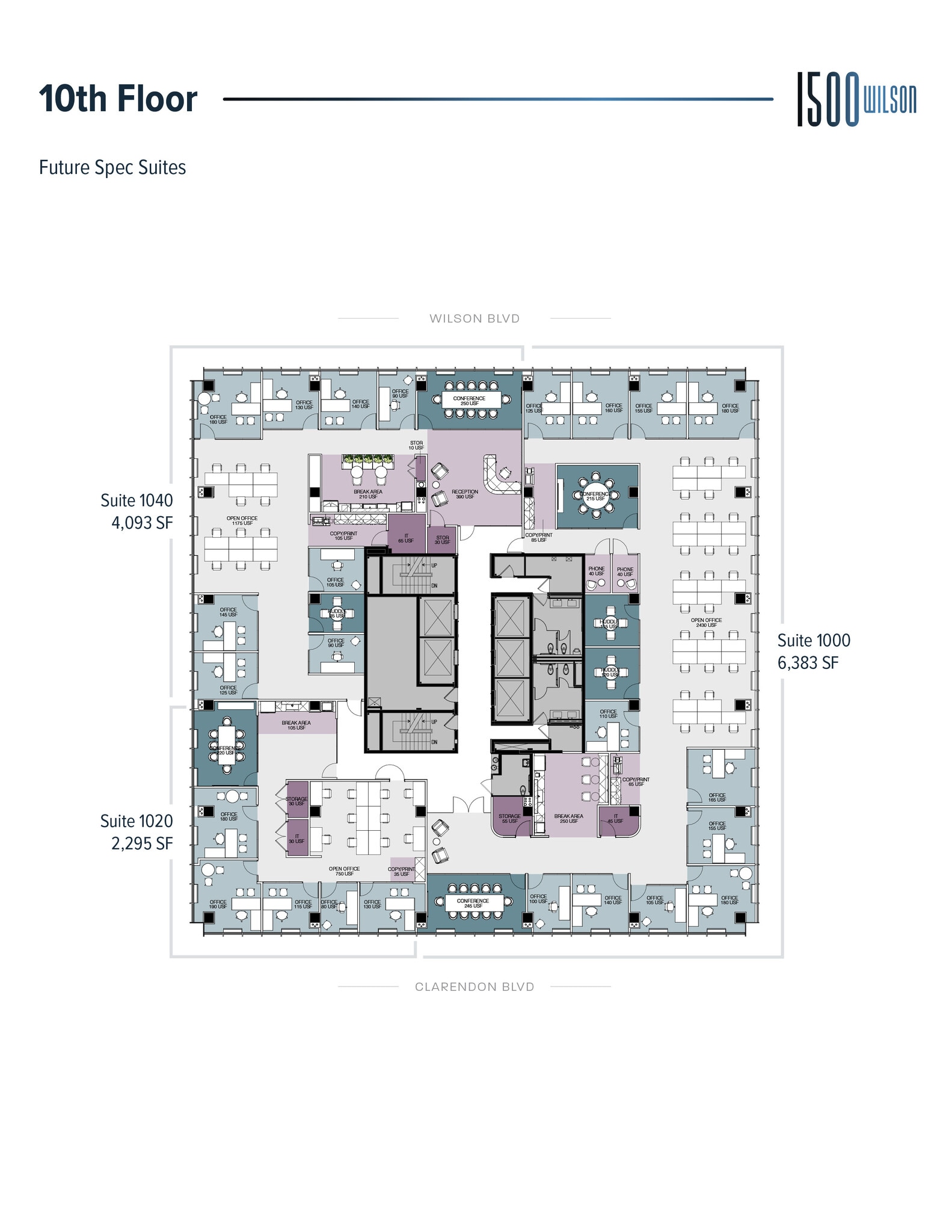 1500 Wilson Blvd, Arlington, VA for lease Floor Plan- Image 1 of 5