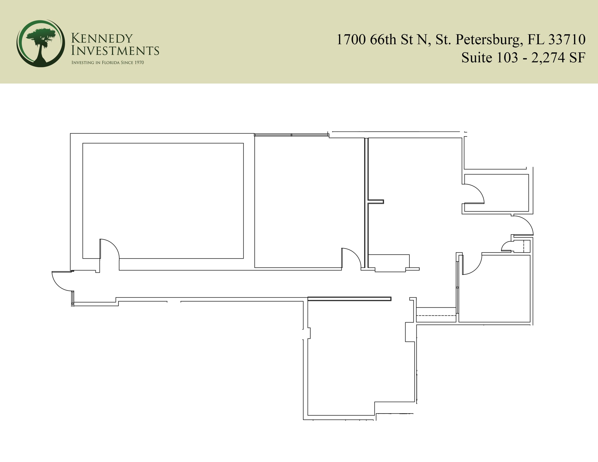 1700 66th St N, Saint Petersburg, FL à louer Plan de site- Image 1 de 1