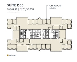 750 B St, San Diego, CA à louer Plan d’étage- Image 1 de 1