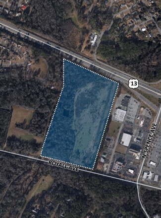 Plus de détails pour Hwy 70 Royall Ave, Goldsboro, NC - Terrain à vendre