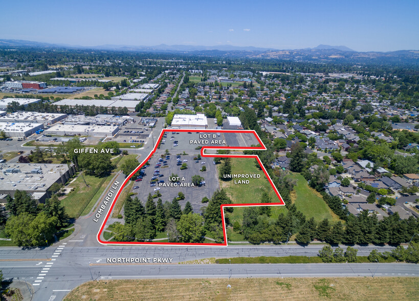 Northpoint Pkwy @ Lombardi Ln, Santa Rosa, CA for sale - Aerial - Image 1 of 2