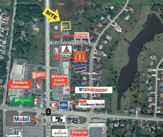 Plus de détails pour Norwood Ln, Bartlett, IL - Commerce de détail à vendre