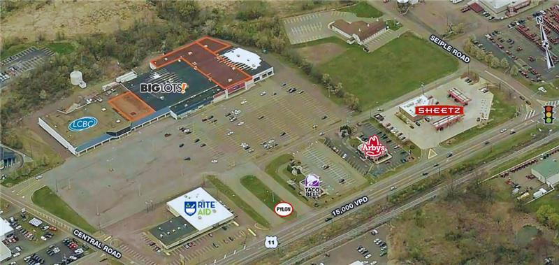 CENTRAL ROAD & RTE 11, Bloomsburg, PA for lease - Aerial - Image 1 of 5