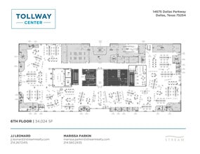 14675 Dallas Pky, Dallas, TX for lease Floor Plan- Image 1 of 1